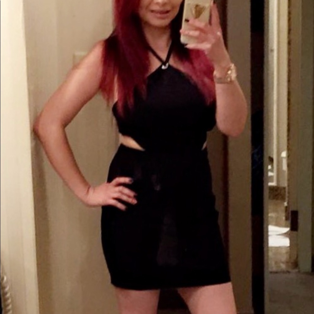Forever 21 black contemporary dress